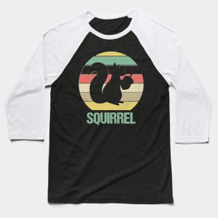 Retro Squirrel Baseball T-Shirt